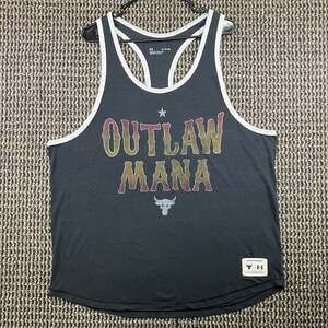 Under Armour Project Rock Outlaw Mana Men's XL Racerback Tank Top Graphic